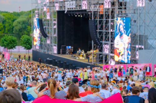 Sicherheitsdienst bei einer Großveranstaltung Konzert LSK-Sicherheit Baden-Baden